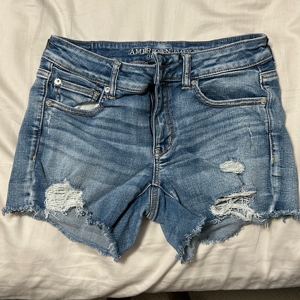 American Eagle jean shorts, size 8